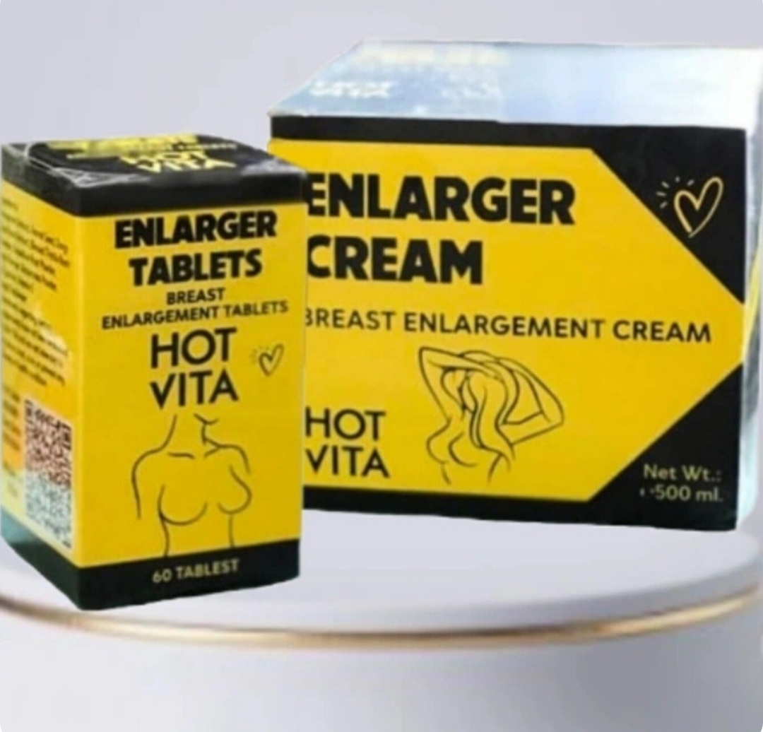 پکیج حجم دهنده سینه هاتو یتا شامل کرم و مکمل Hot vita